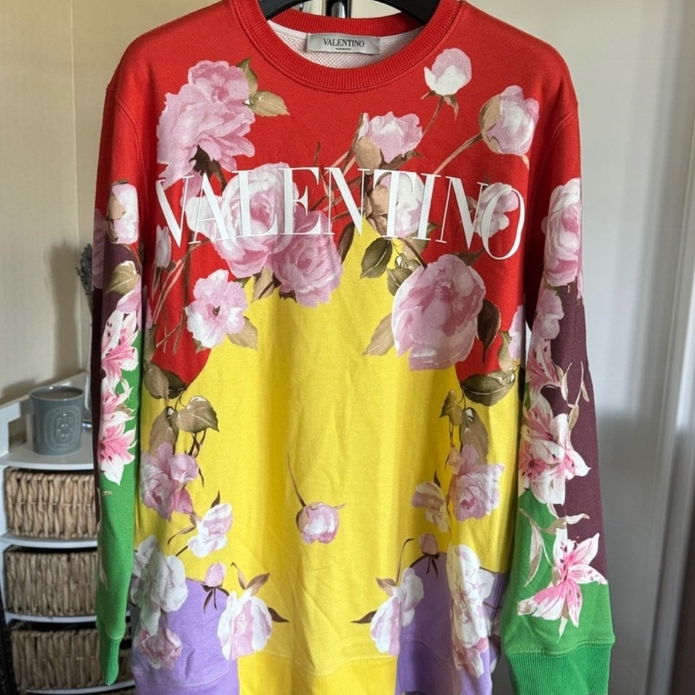 ❤️ Valentino floral sweater
